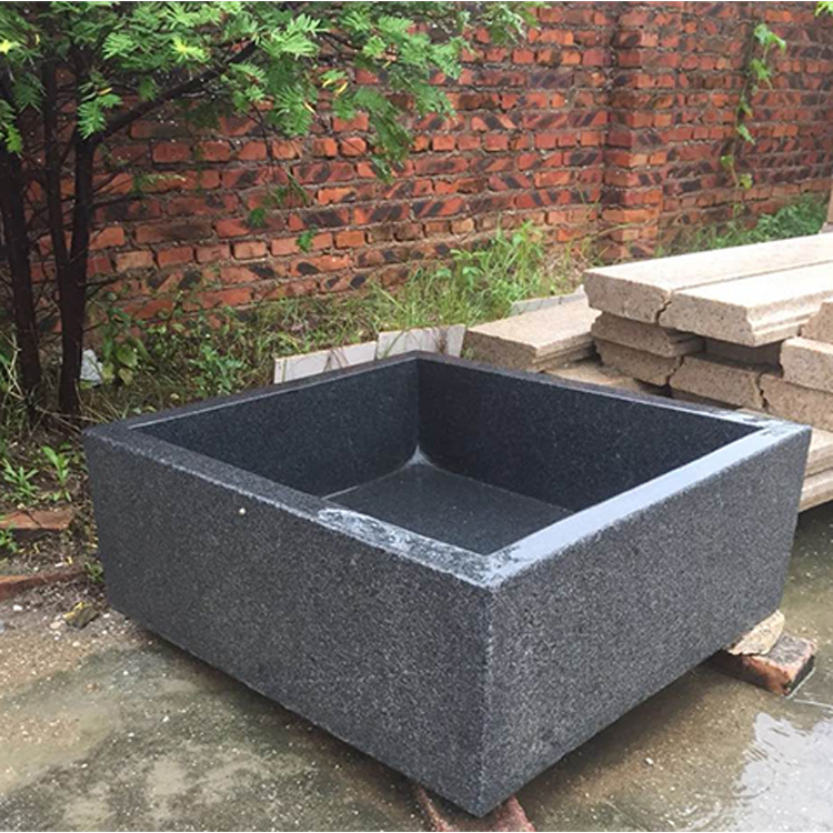 Stone And Granite Material Garden Flower Pot Wholesale