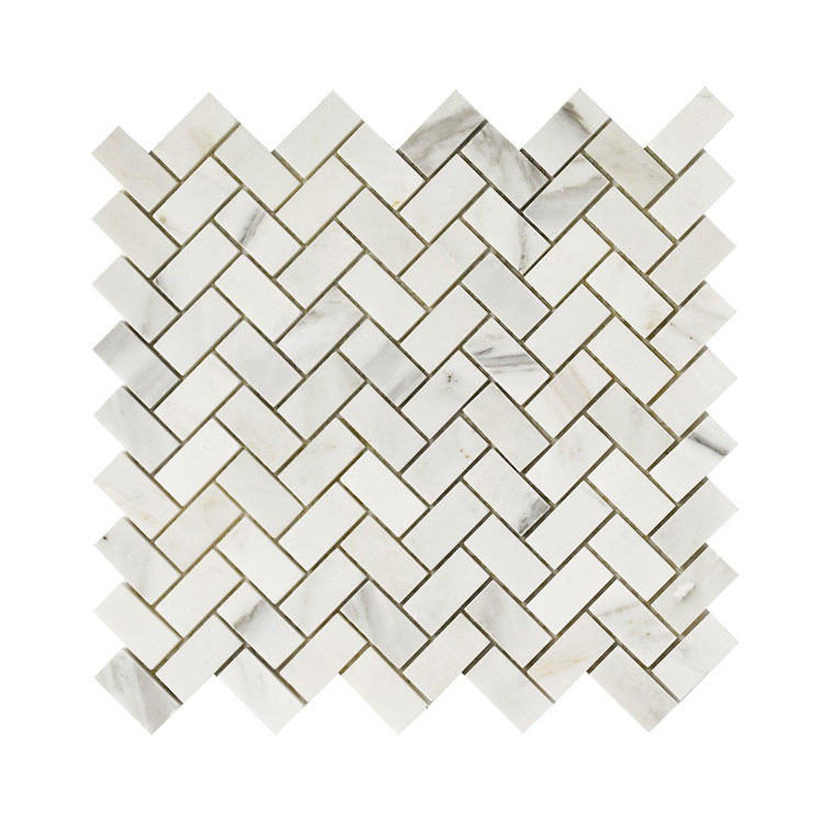 Herringbone Marble Mosaic Tile
