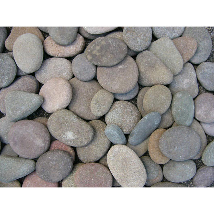 Small Flat River Rock Stones Walkway Pebble Stone