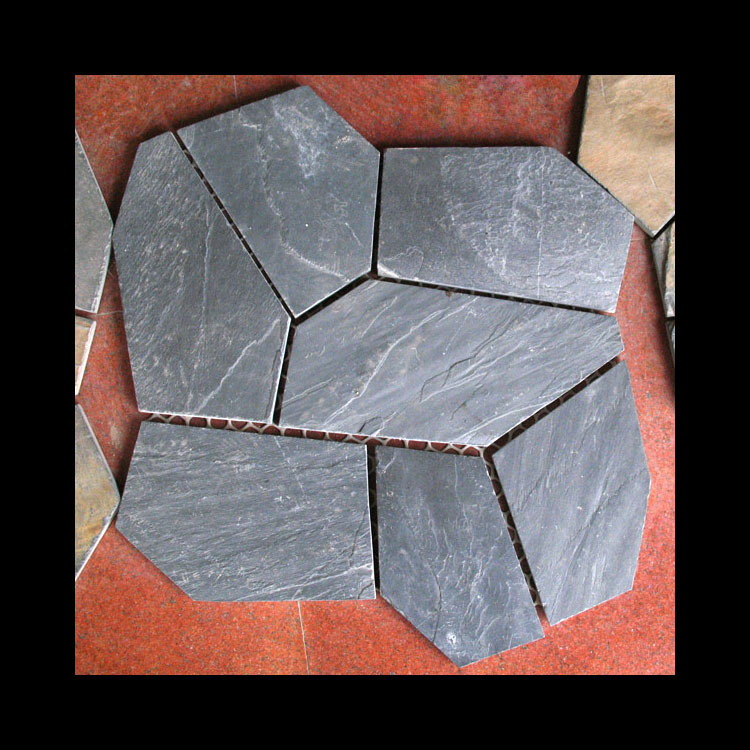 Black Slate Irregular Tiles